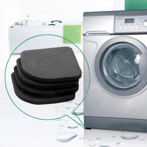 4 PCS Refrigerator Washing Machine Pad Multifunctional Anti Vibration Mat Non-slip Mats Stand Refrigerator Washing Machine Pads