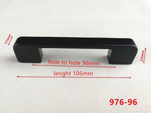 Load image into Gallery viewer, Zinc Alloy Black Cabinet Handles American style Kitchen Cupboard Door Pulls Drawer Knobs Fashion Furniture Handle Hardware