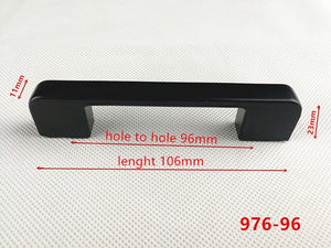 Zinc Alloy Black Cabinet Handles American style Kitchen Cupboard Door Pulls Drawer Knobs Fashion Furniture Handle Hardware