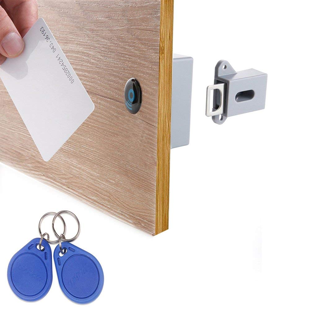 SHGO-Invisible Hidden RFID Free Opening Intelligent Sensor Cabinet Lock Locker Wardrobe Shoe Cabinet Drawer Door Lock