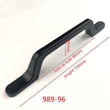 Load image into Gallery viewer, Zinc Alloy Black Cabinet Handles American style Kitchen Cupboard Door Pulls Drawer Knobs Fashion Furniture Handle Hardware