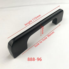 Load image into Gallery viewer, Zinc Alloy Black Cabinet Handles American style Kitchen Cupboard Door Pulls Drawer Knobs Fashion Furniture Handle Hardware